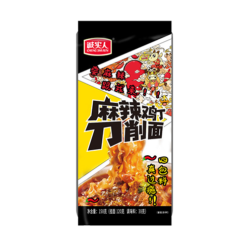 麻辣雞丁刀削面 調(diào)味面  四包料真過(guò)癮
